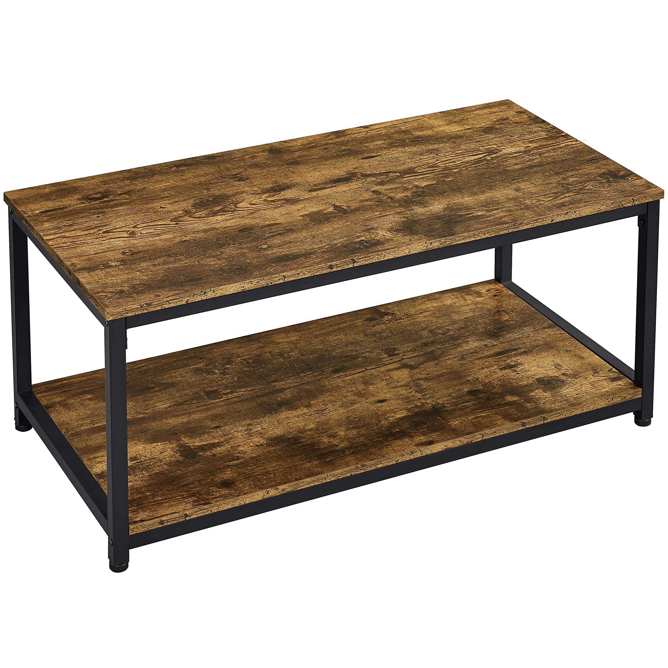 Amazon.com: Yaheetech 2-Tier Coffee Table Tea Table with Metal